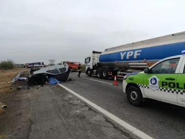 Una pareja murió luego de sufrir un siniestro vial en la Ruta 38