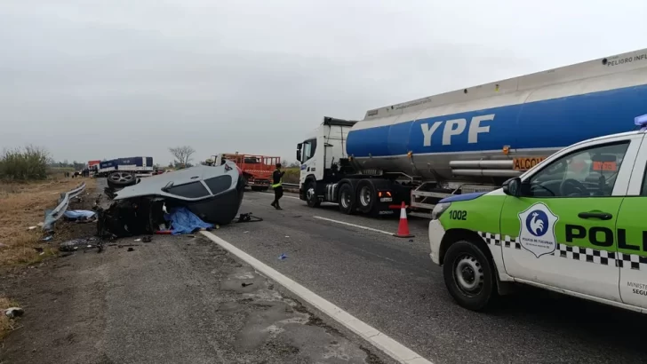 Una pareja murió luego de sufrir un siniestro vial en la Ruta 38