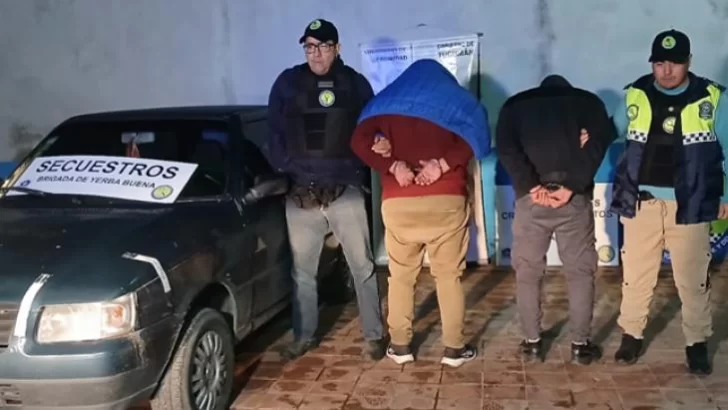 Quedaron detenidos los presuntos autores de un robo con inhibidor de alarmas