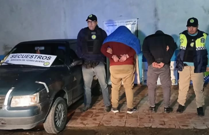 Quedaron detenidos los presuntos autores de un robo con inhibidor de alarmas