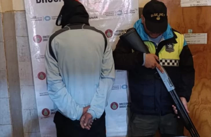 Un sujeto quedó detenido luego de herir con un cuchillo a un efectivo policial