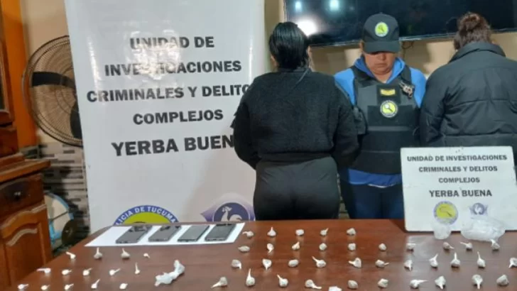 Decomisaron estupefacientes y detuvieron a dos sospechosas