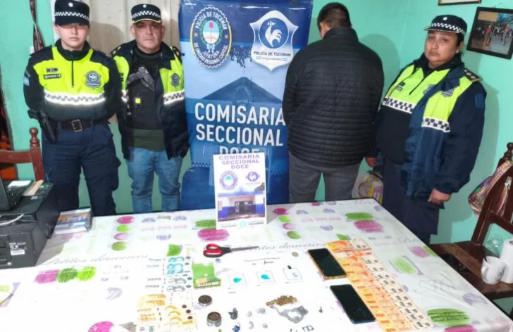 Personal policial secuestró drogas y demoró a una persona