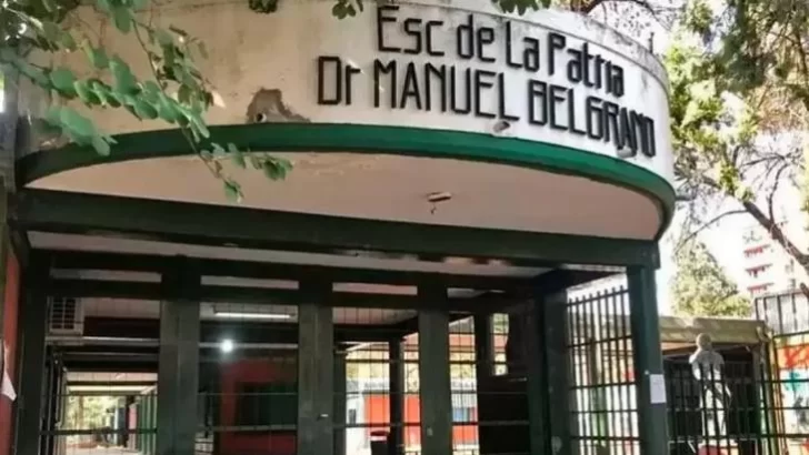 El Ministerio de Educación aclaró que no hay riesgo edilicio en la Escuela de la Patria Manuel Belgrano