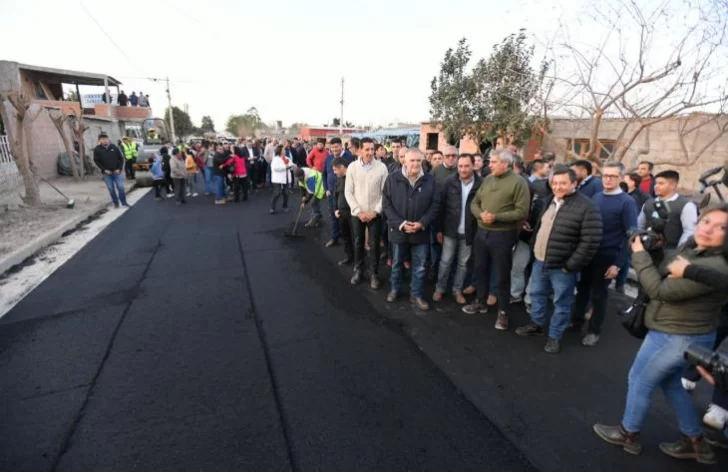 Jaldo destacó la inversión en obra pública en “tiempos difíciles”