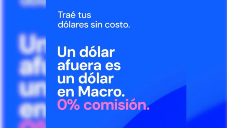 Banco Macro elimina comisiones en  transferencias desde el exterior