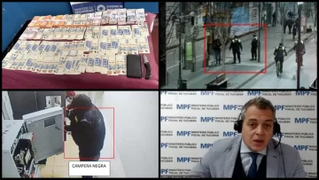 Imputaron al sujeto que destrozó un cajero automático y sacó $ 7.800.000