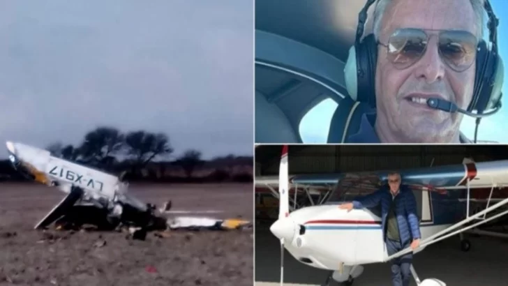 Murió un intendente del sur de Córdoba al estrellarse su avioneta en San Luis