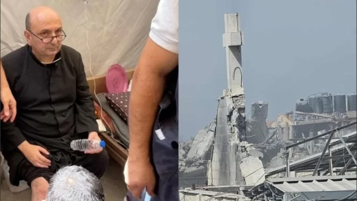 Israel bombardeó la única iglesia católica de Gaza y resultó herido el cura argentino Gabriel Romanelli