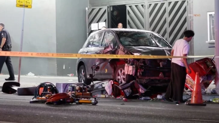 Atropello masivo en Los Ángeles: 28 heridos tras un incidente en East Hollywood