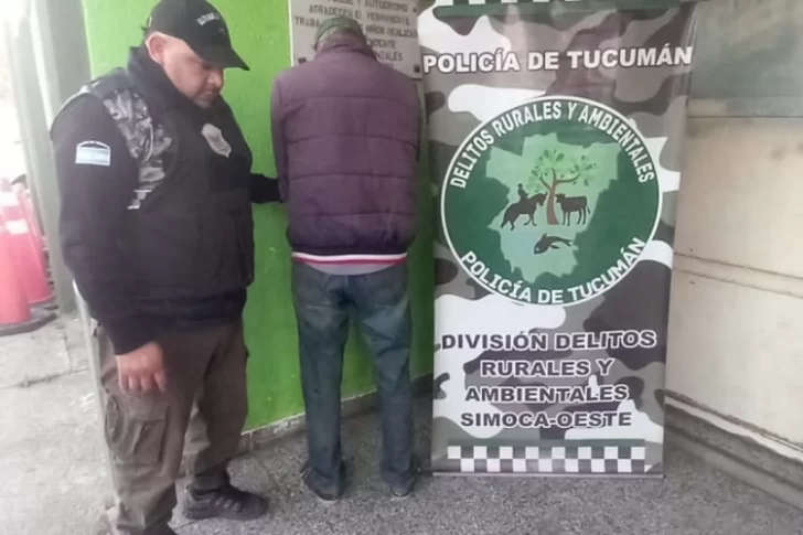 Personal policial aprehendió a un sujeto sospechado de provocar incendios en cañaverales