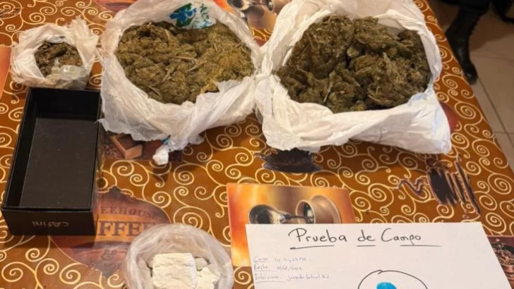 La Policía secuestró marihuana y cocaína en un control fronterizo