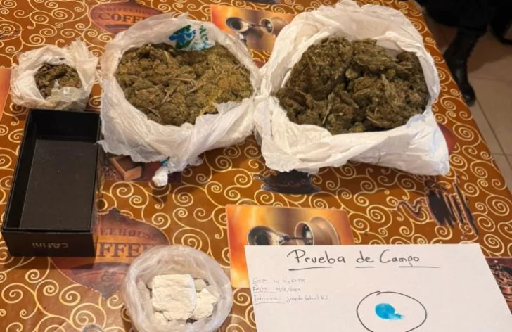 La Policía secuestró marihuana y cocaína en un control fronterizo