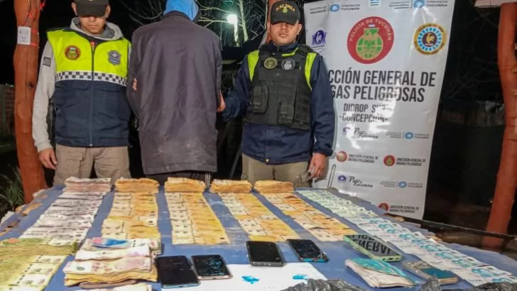 Encontraron un kiosco de drogas en el domicilio de un hombre con arresto domiciliario