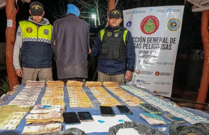 Encontraron un kiosco de drogas en el domicilio de un hombre con arresto domiciliario