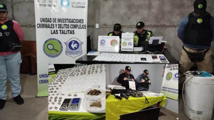 Desarticularon dos kioscos de drogas y demoraron a dos mujeres por un robo