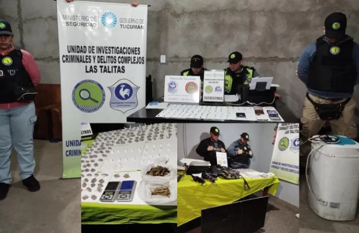 Desarticularon dos kioscos de drogas y demoraron a dos mujeres por un robo