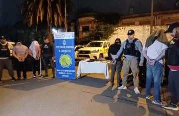 Detuvieron a cuatro sujetos que integraban una peligrosa banda delictiva