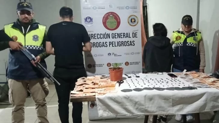 Desarticularon dos puntos de comercialización de drogas en Villa Alem