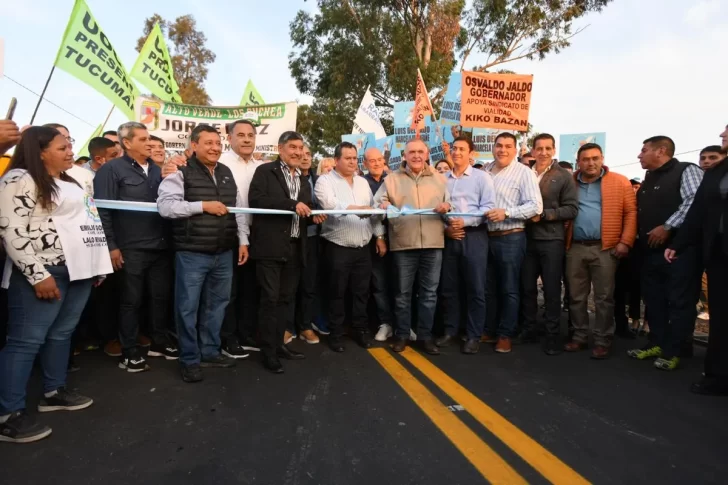 Jaldo inauguró la repavimentación de la Ruta Provincial 329 Jaldo inauguró la repavimentación de la Ruta Provincial 329