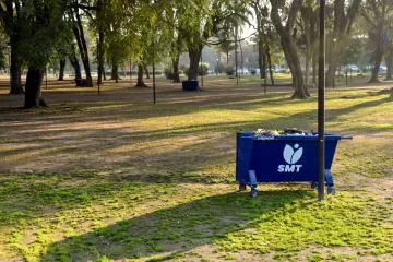 El Parque 9 de Julio amaneció limpio luego de los festejos por el Día del Niño