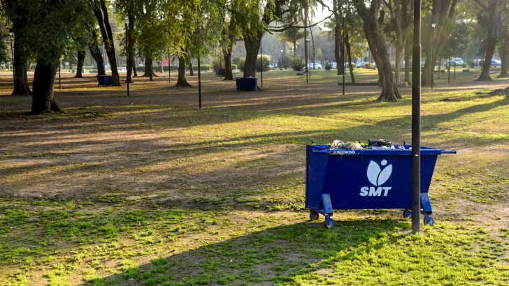 El Parque 9 de Julio amaneció limpio luego de los festejos por el Día del Niño