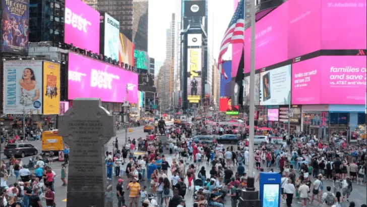Nueva York: tres heridos durante un tiroteo en Times Square