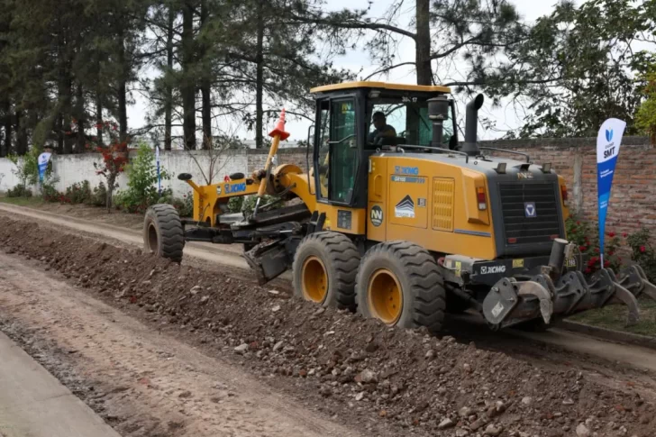 En marcha la esperada obra de pavimentación en el Barrio El Salvador