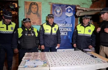 La Policía secuestró 200 dosis de cocaína durante un allanamiento