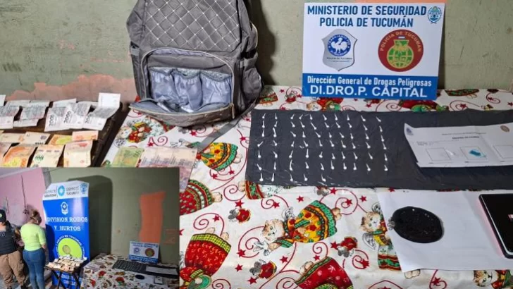 Detuvieron a una mujer que transportaba cocaína oculta en un coche de bebé