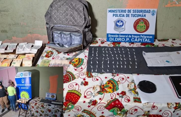 Detuvieron a una mujer que transportaba cocaína oculta en un coche de bebé