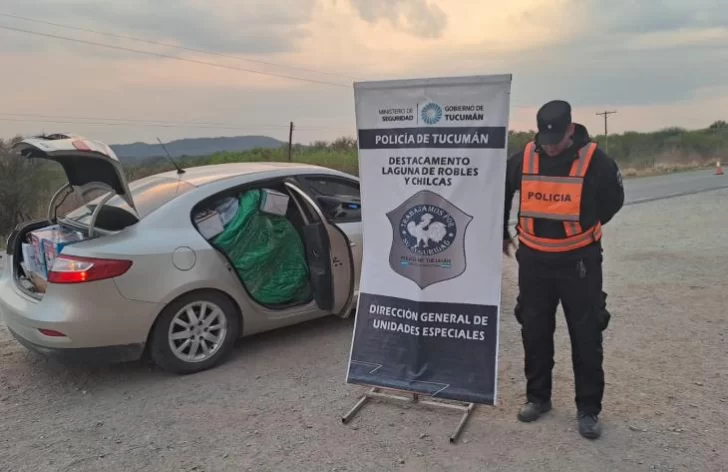 Incautan 25 kilos de hojas de coca y mercadería ilegal