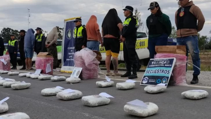 Personal policial secuestró 60 kilos de marihuana