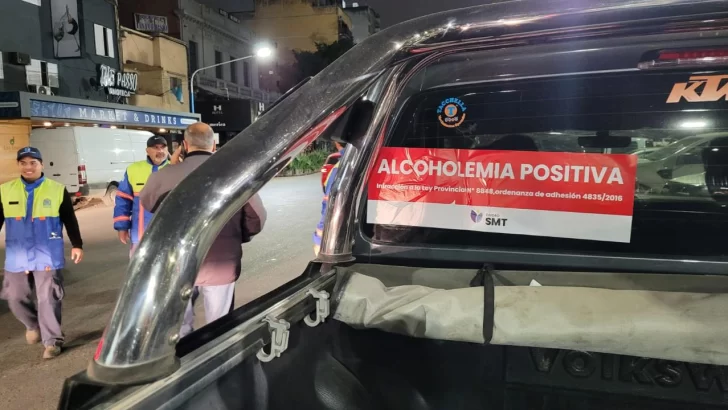 Récord histórico en San Miguel de Tucumán: 57 casos de alcoholemia positiva en un fin de semana