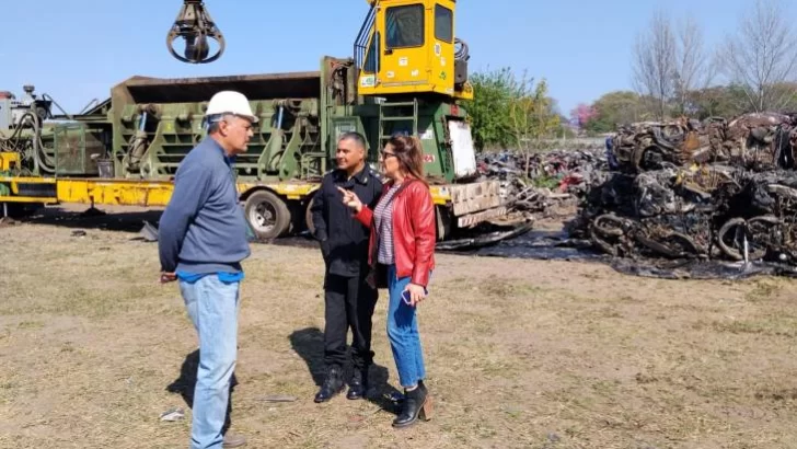 Finalizó la compactación de 2.500 vehículos en la Dirección de Seguridad Vial
