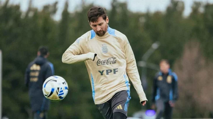 La Selección Argentina abrió su entrenamiento antes del duelo con Venezuela