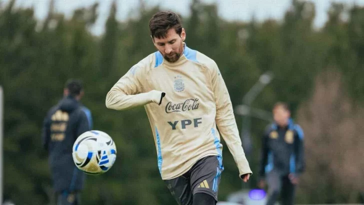 La Selección Argentina abrió su entrenamiento antes del duelo con Venezuela