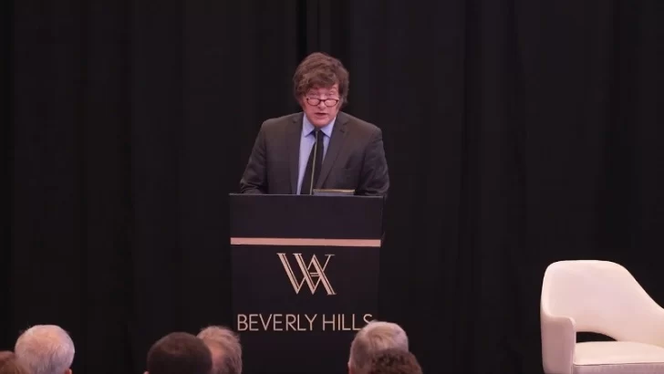 Javier Milei en Los Ángeles: “En 30 o 40 años podremos convertirnos en potencia”