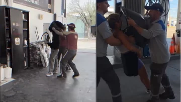 Polémica por una serie de videos virales en los que meten a una mujer en una bolsa de consorcio