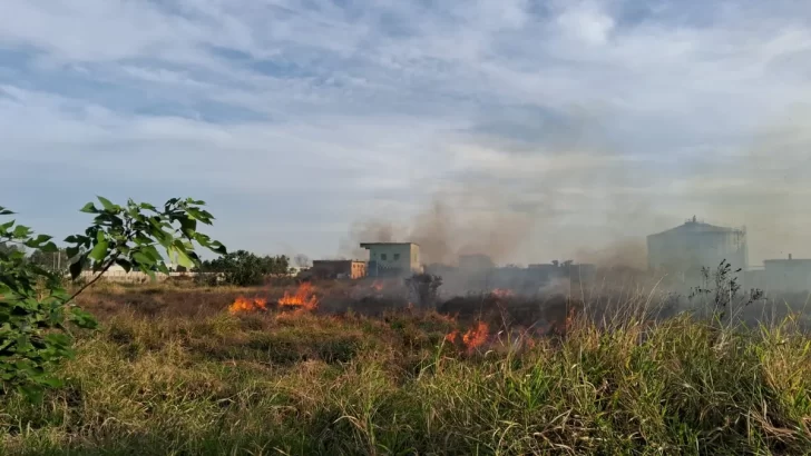 Incendio en la planta de la SAT en Los Vázquez: el fuego estuvo cerca de instalaciones críticas