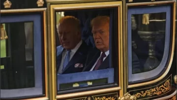 El rey Carlos III recibió a Donald Trump en el castillo de Windsor