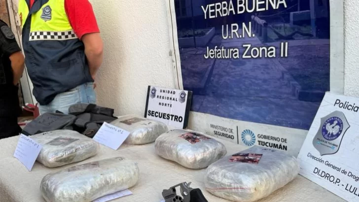 Secuestraron armas y drogas en la casa del “Petiso David”