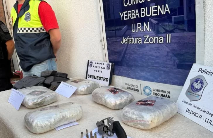 Secuestraron armas y drogas en la casa del “Petiso David”