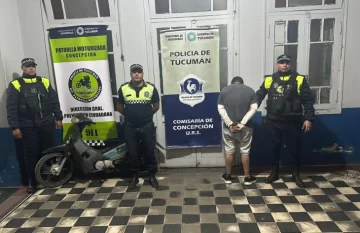 Un sujeto terminó detenido luego de robar una moto e intentar escapar de la policía