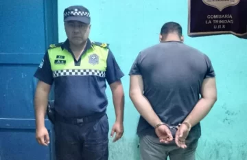 Un sujeto quedó aprehendido por ser sospechoso de un homicidio en La Trinidad