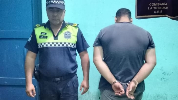 Un sujeto quedó aprehendido por ser sospechoso de un homicidio en La Trinidad