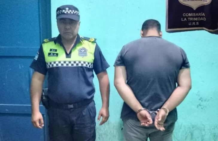 Un sujeto quedó aprehendido por ser sospechoso de un homicidio en La Trinidad