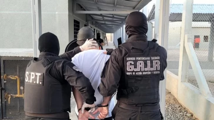 Sergio Tripolone quedó alojado en el penal de Benjamín Paz