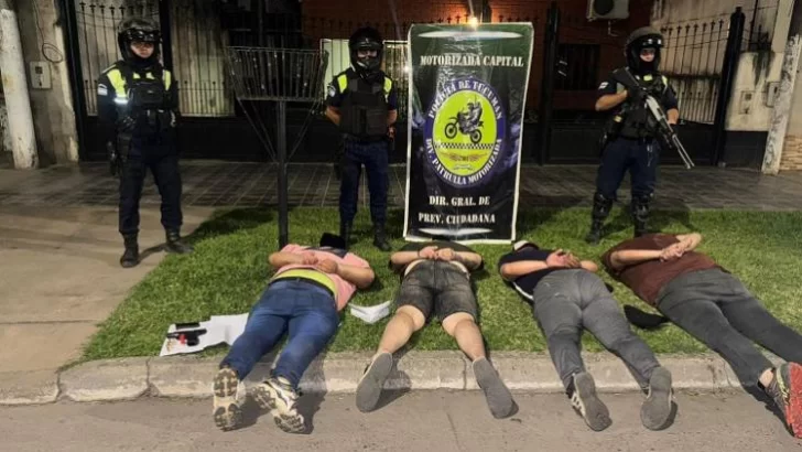 Detuvieron a una banda que escapaba luego de amenazar a un joven