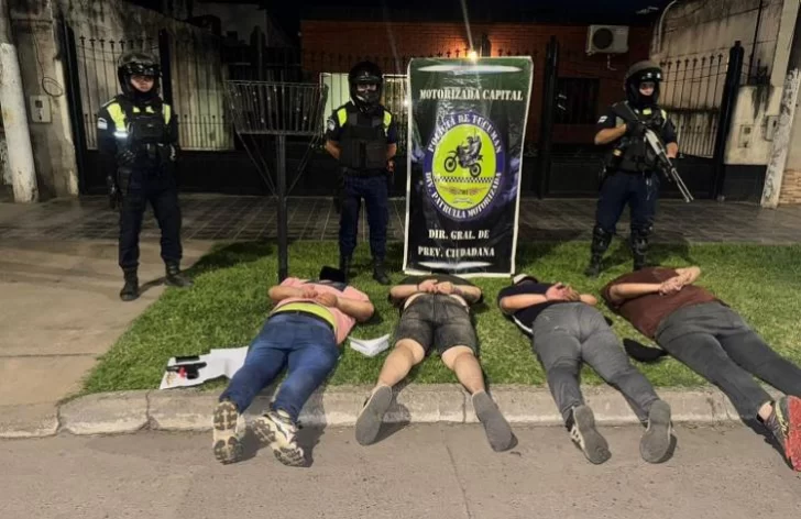 Detuvieron a una banda que escapaba luego de amenazar a un joven